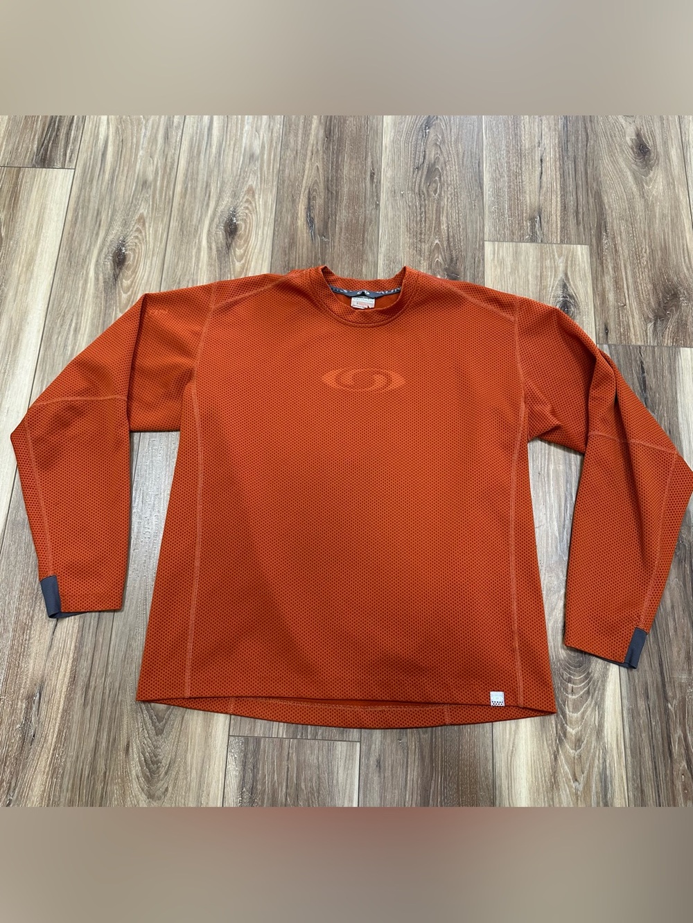 Vintage Y2K 2004 Salomon Motomesh Waffle Knit Thermal Long Sleeve Shirt, XL